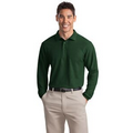 Port Authority  Silk Touch Long Sleeve Polo Shirt